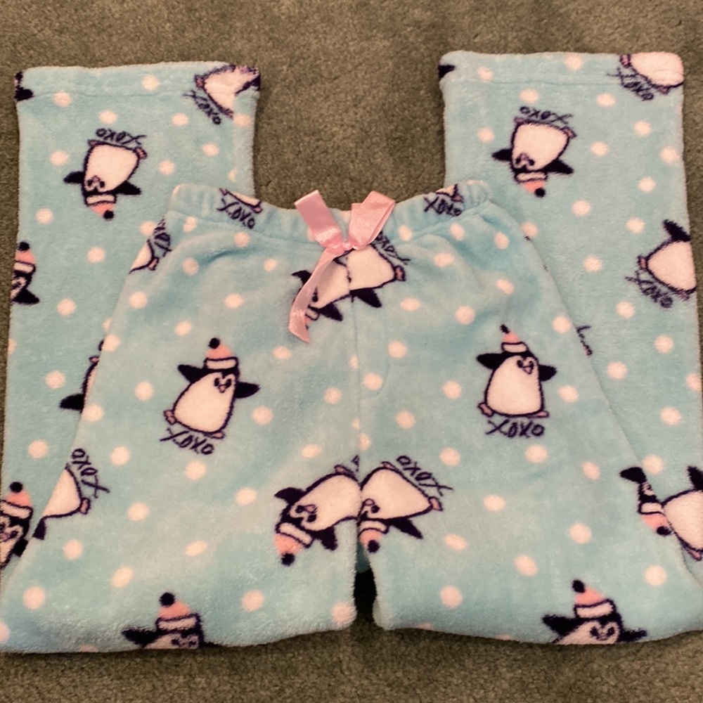 XOXO Girl fleece PJ Bottoms  -  Girls XL-14/16